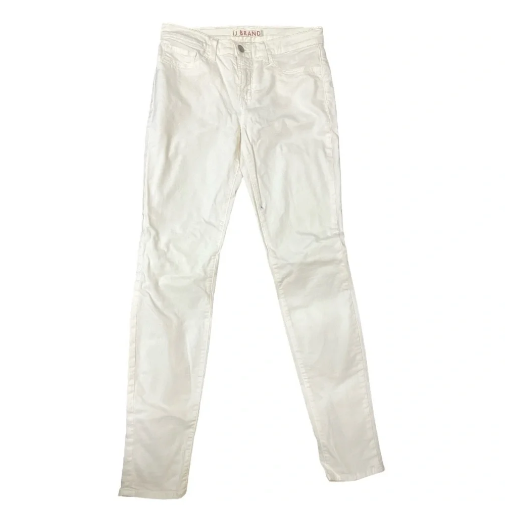 J Brand Creamy White Skinny Leg Cotton Denim Jeans Size 27